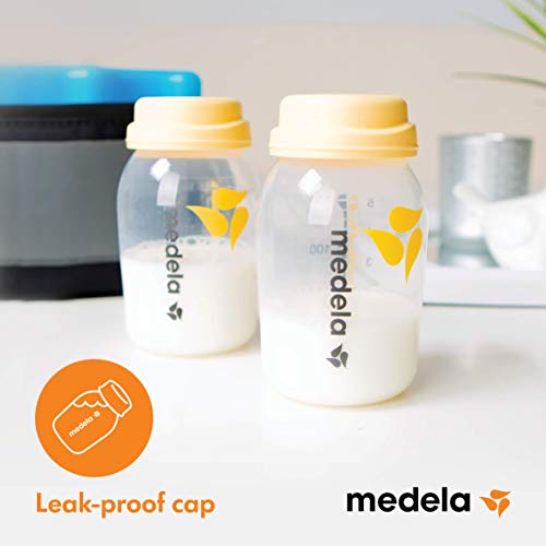 Medela Breast Milk Collection and Storage Bottles, 6 Pack, 5 Ounce Breastmilk Container, Compatible with Medela Breast Pumps and Made Without BPA (Pack of 3)