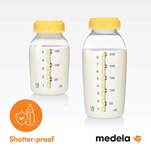 Medela Breast Milk Collection and Storage Bottles, 6 Pack, 5 Ounce Breastmilk Container, Compatible with Medela Breast Pumps and Made Without BPA (Pack of 3)