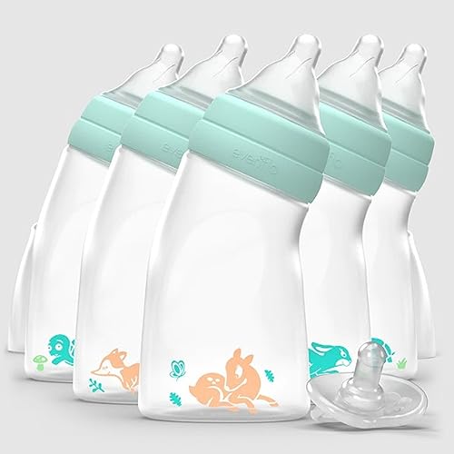 Balance + Angled Standard Neck Bottle 5oz 6pk with Balance + Pacifier Sample