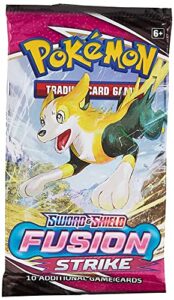 pokémon tcg: sword & shield-fusion strike sleeved booster pack (10 cards)