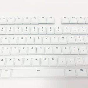 forG915 Complete Set of 87 keycaps to Replace Logitech G915/G913/G815/G813 TKL RGB Mechanical Gaming Keyboard(G915 White 109 Keys)