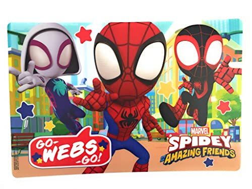 Diversdealz Marvel Spidey and his Amazing Friends Placemats Set of 2 ...