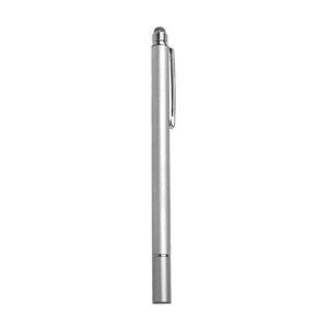 BoxWave Stylus Pen Compatible With Dell Inspiron 14 5000 2-in-1 (14 in) - DualTip Capacitive Stylus, Fiber Tip Disc Tip Capacitive Stylus Pen for Dell Inspiron 14 5000 2-in-1 (14 in) - Metallic Silver