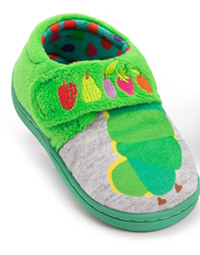 Eric Carle The Very Hungry Caterpillar Slippers Kids Toddlers Girls Book Shoes 4.5 US Toddler