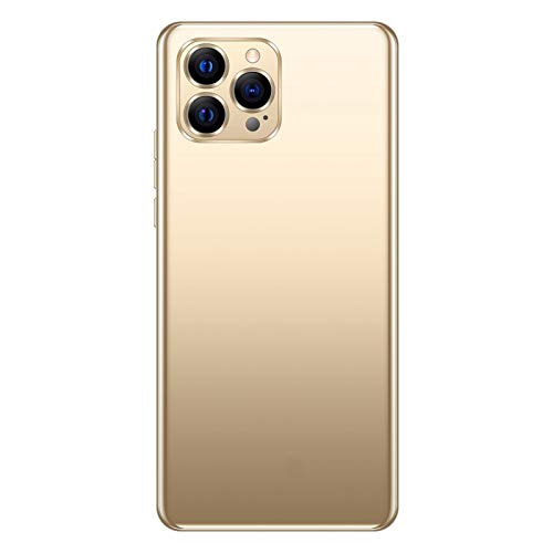 ASHATA Unlocked Android Smartphone Cellphone 6.26in Full HD Waterdrop Screen, 2G/3G Cellphone, Camera Front 2MP Rear 2MP, 1GB + 8GB + 128GB Extended Memory, 1950mah Fast Charging (Gold)