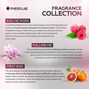 PHEROLAB KissMeMore Pheromones Cologne for Women [Oxytocin] Premium Pheromone Infused Oil Cologne - Womens Spray Perfume to Attract Men