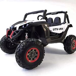 4X4 2022 Upgraded Kids Electric Ride on car RC Remote Power Wheel 24v XL Buggy Style Kids Ride on car RZR 2 Adjustable seats 24VOLT Rubber Tires Holds 160 lb mp3 Bluetooth 9 mph