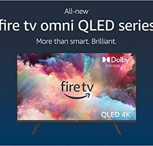 All-new Amazon Fire TV 50" Omni QLED Series 4K UHD smart TV, Dolby Vision IQ, Local Dimming, hands-free with Alexa