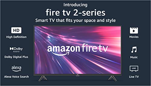 Introducing Amazon Fire TV 40" 2-Series 1080p HD smart TV with Fire TV Alexa Voice Remote, stream live TV without cable