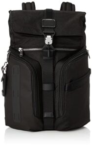 tumi logistics backpack black one size