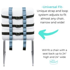 Portable High Chair for Travel with Exclusive Compact Tray - High Chair Seat Safely Attaches to Most Chairs - Toddler & Baby Essential - Baby Travel Accessories