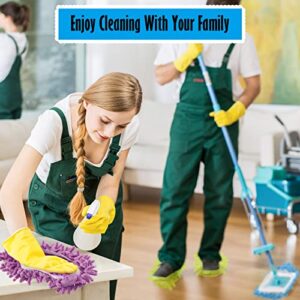 20pcs Mop Slippers Shoes Cover Mop Slippers for Floor Cleaning Mop Socks Soft Washable Reusable Microfiber Foot Socks Floor Dust Dirt Hair Cleaner for Bathroom Office Kitchen House Polishing Cleaning