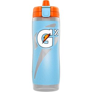 gatorade gx bottle, light blue