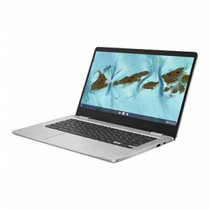 newasus chromebook 14 inch fhd laptop computer pc for business student with 4gb ram 128gb emmc intel celeron n4020 wifi bluetooth webcam type-c online class ready chrome os 1-week aimcare sup