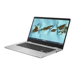 NewASUS Chromebook 14 Inch FHD Laptop Computer PC for Business Student with 4GB RAM 128GB eMMC Intel Celeron N4020 WiFi Bluetooth Webcam Type-C Online Class Ready Chrome OS 1-Week AimCare Sup