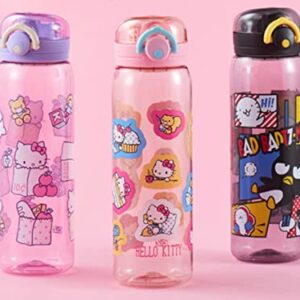 Everyday Delights Sanrio Hello Kitty Water Bottle with Strap 600ml - Purple