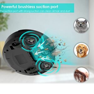 Lefant Robot Vacuum Cleaner, Tangle-Free Suction, Slim, Quite, Automatic Self-Charging, Wi-Fi/App/Alexa/Remote Control, Good for Pet Hair, Hard Floor and Low Pile Carpet, M210 Black