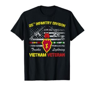 25th infantry division vietnam veteran tee- vietnam war t-shirt