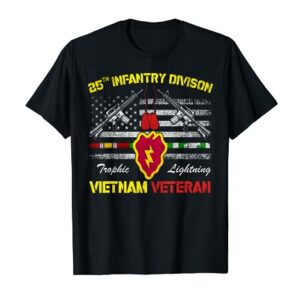 25th Infantry Division Vietnam Veteran Tee- Vietnam War T-Shirt