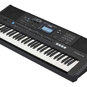 Yamaha, 61-Key Portable Keyboard (PSRE473), Black