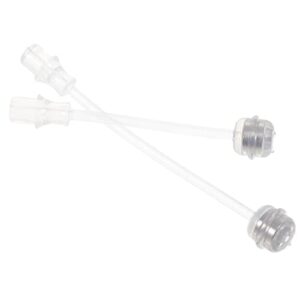 Healifty 2Pcs Baby Bottle Straws Weighted Straw Sippy Cup Straws Replacement for Nursery Bottle Baby Water Cup (Transparent)