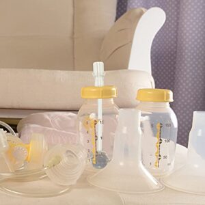 Healifty 2Pcs Baby Bottle Straws Weighted Straw Sippy Cup Straws Replacement for Nursery Bottle Baby Water Cup (Transparent)