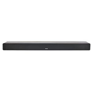zvox dialogue clarifying sound bar with patented hearing technology - low-profile tv sound bar with twelve levels of voice boost - home theater audio tv speakers soundbar with accuvoice - av355 black