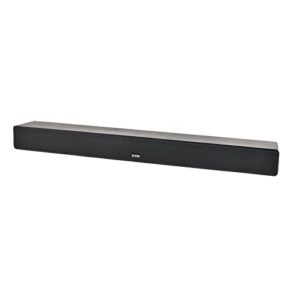 ZVOX Dialogue Clarifying Sound Bar with Patented Hearing Technology - Low-Profile TV Sound Bar with Twelve Levels of Voice Boost - Home Theater Audio TV Speakers Soundbar with AccuVoice - AV355 Black