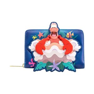 loungefly disney little mermaid sebastian wallet, amazon exclusive