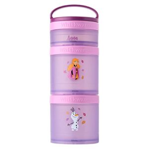 whiskware container stackable snack, 2 1/3 cup, anna and olaf