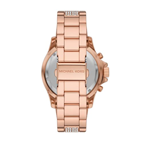 Michael Kors Watches Women's Everest Quartz Watch with Stainless Steel Strap, Rose Gold, 22 (Model: MK7211)