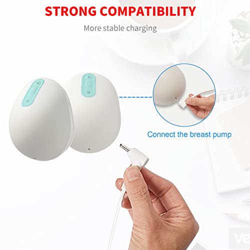 MEROM 5V Charger for Willow Breast Pump Compatible with Willow Pump Generations 1, 2, and 3 Replacement 5V 3A Willow Pump Power Charging Cord