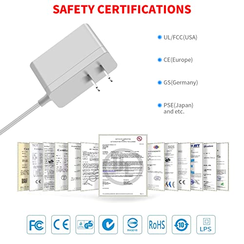 MEROM 5V Charger for Willow Breast Pump Compatible with Willow Pump Generations 1, 2, and 3 Replacement 5V 3A Willow Pump Power Charging Cord