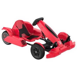 hover-1 formula go-kart, 15mph top speed, 15 mile range, 700w brushless motor, led display, 10" pneumatic tires, certified & tested - safe for kids, teens, & adults