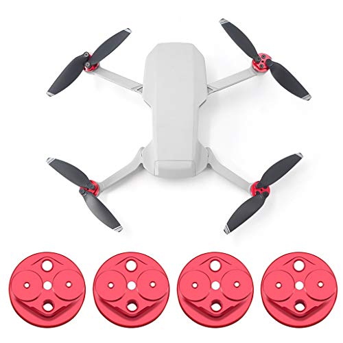 Muised Rc Accessories and Parts 4pcs Metal Motor Covers Dustproof Protective Cover for Drone Mavic Mini Drone Flying Accessories Travel Mini Drone Accessories