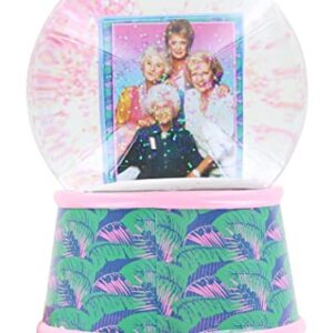 Silver Buffalo The Golden Girls Squad Goals Mini Snow Globe with Swirling Glitter Display