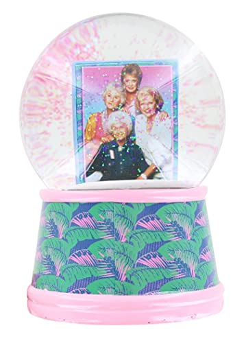 Silver Buffalo The Golden Girls Squad Goals Mini Snow Globe with Swirling Glitter Display