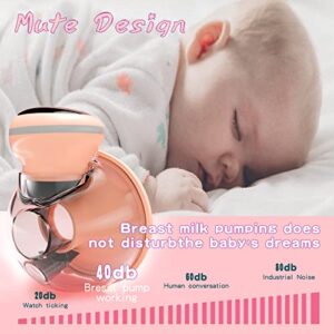 Wearable Breast Pump, Electric Breast Pump, Touchscreen LCD Display Hands Free Breast Pump with 3 Modes & 9 Levels, Spill-Proof Rechargeable Low Noice Pain-Free Breast Pump (19/21/24 mm Flange)