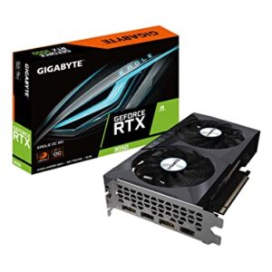 GIGABYTE GeForce RTX 3050 Eagle OC 8G Graphics Card, 2X WINDFORCE Fans, 8GB 128-bit GDDR6, GV-N3050EAGLE OC-8GD Video Card