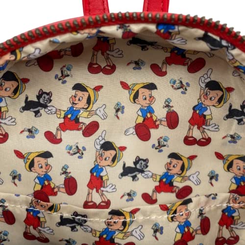 Loungefly Disney Pinnochio Marionette Womens Double Strap Shoulder Bag Purse