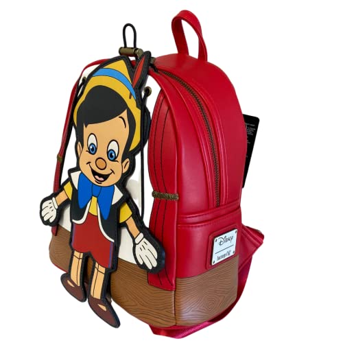 Loungefly Disney Pinnochio Marionette Womens Double Strap Shoulder Bag Purse