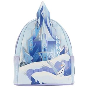 loungefly disney frozen princess castle womens double strap shoulder bag purse