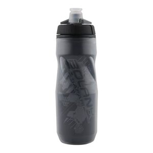 zsling bottle sport squeeze insulated water bottle 20oz - bpa-free, sport & bike squeeze bottle (black gray-20oz)