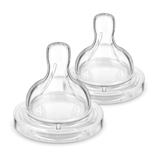 Philips Avent Anti-Colic Baby Bottle Flow 4 Nipple, 2pk, SCY764/02