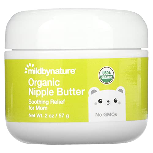 Organic Nipple Butter, 2 oz (57 g), Mild By Nature