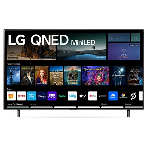 LG 55-Inch Class QNED85 Series Alexa Built-in 4K Smart TV, 120Hz Refresh Rate, AI-Powered 4K, Dolby Vision IQ and Dolby Atmos, WiSA Ready, Cloud Gaming (55QNED85UQA, 2022)