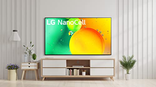 LG 50-Inch Class NANO75 Series Alexa Built-in 4K Smart TV (3840 x 2160), 60Hz Refresh Rate, AI-Powered 4K, WiSA Ready, Cloud Gaming (50NANO75UQA, 2022)