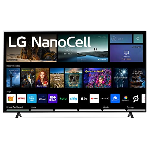 LG 50-Inch Class NANO75 Series Alexa Built-in 4K Smart TV (3840 x 2160), 60Hz Refresh Rate, AI-Powered 4K, WiSA Ready, Cloud Gaming (50NANO75UQA, 2022)