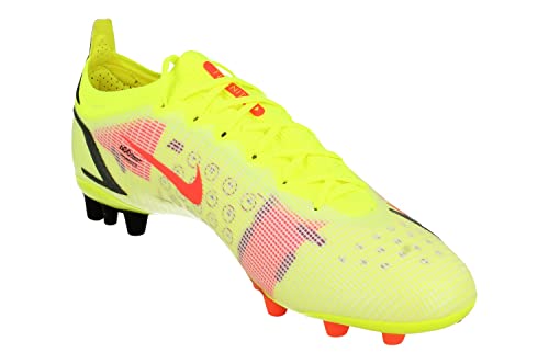 Nike Vapor 14 Elite AG Mens Football Boots CZ8717 Soccer Cleats (UK 12 US 13 EU 47.5, Volt Bright Crimson Black 760)