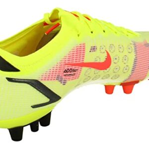 Nike Vapor 14 Elite AG Mens Football Boots CZ8717 Soccer Cleats (UK 12 US 13 EU 47.5, Volt Bright Crimson Black 760)